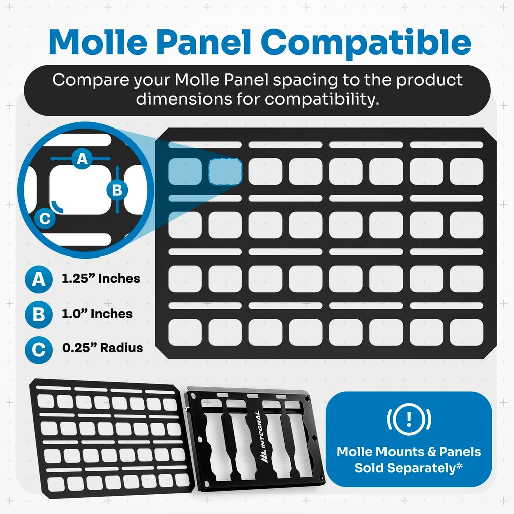 Integral Locking Plate - Universal - Compatible with Milwaukee Tool Packout Organizers