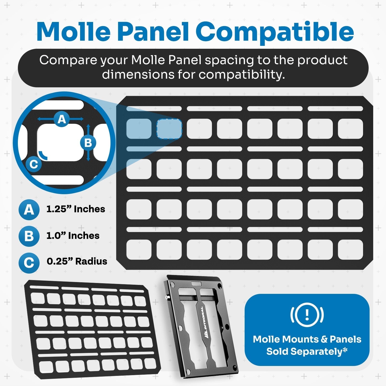 Integral Locking Plate - Universal - Compatible with Milwaukee Tool Packout Organizers