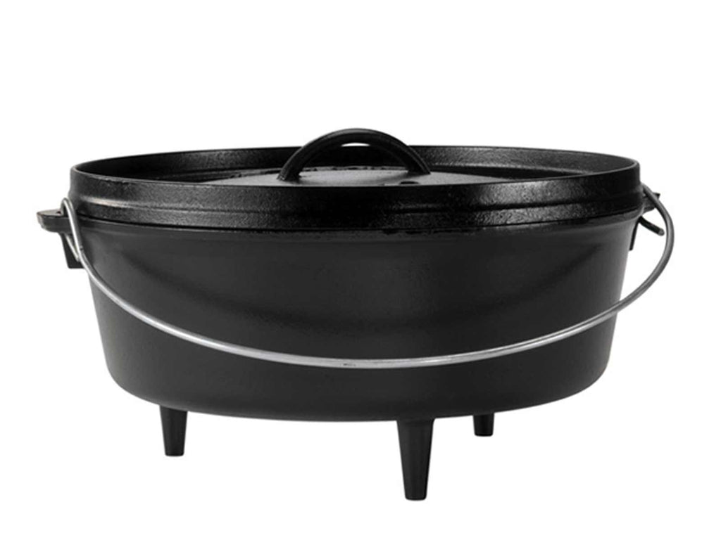 Premium Cast Iron Dutch Oven - 12 Inch / 6 Quart