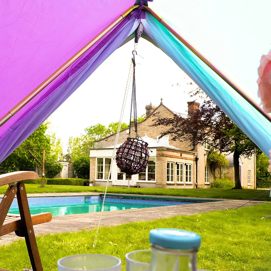 Multicolour Rainbow Classic Bell Tent
