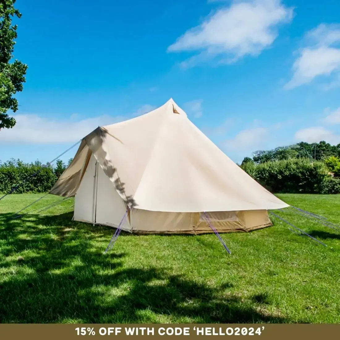 Boutique Camping Bell Tent Protective Cover