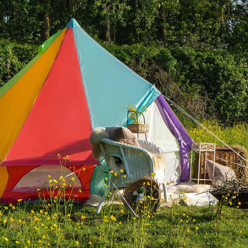 Multicolour Rainbow Classic Bell Tent