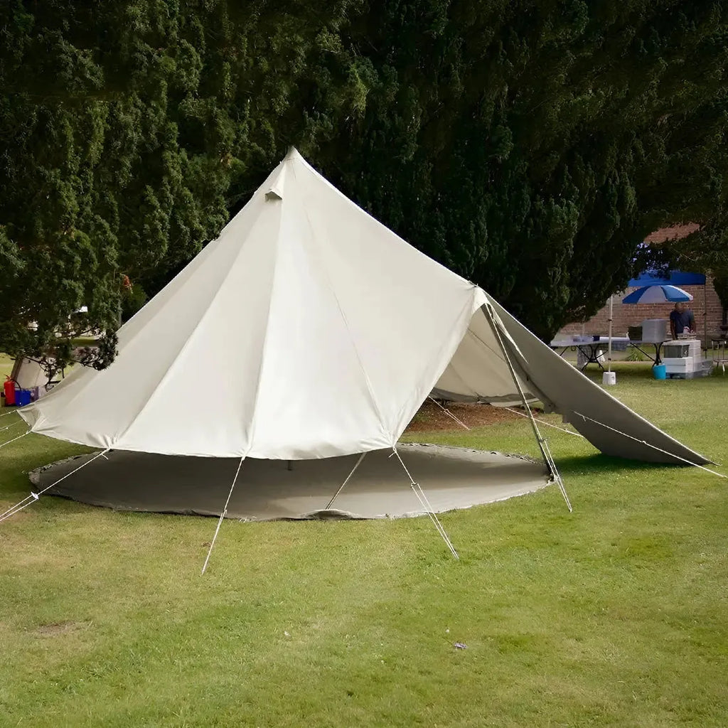 Boutique Camping Bell Tent Triangle Tarp Awning