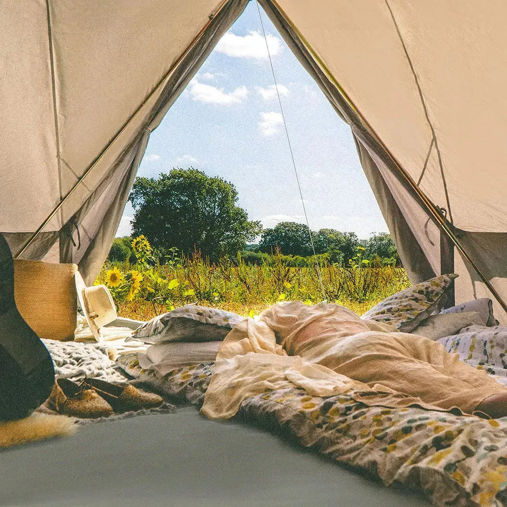 4m Classic Grey Bell Tent - Oxford 230gsm