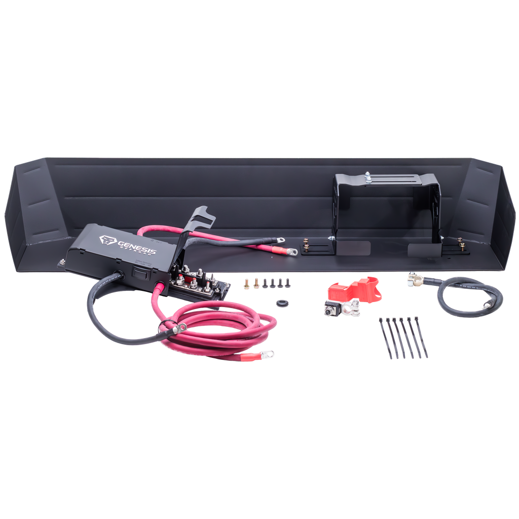 2021+ Diesel Gladiator Dual Battery System - Under Hood