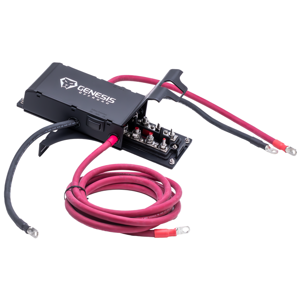 2021+ Diesel Gladiator Dual Battery System - Under Hood