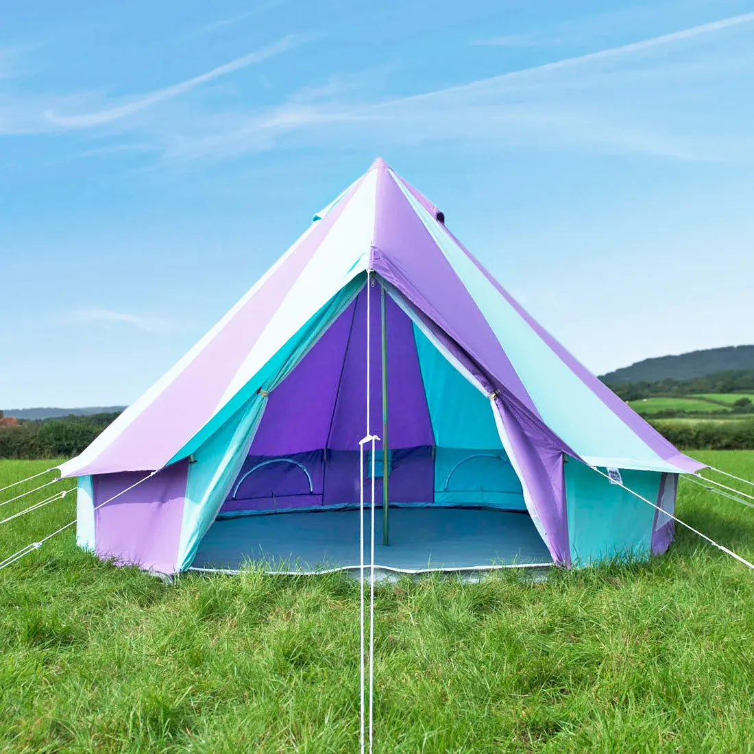 Multicolour Rainbow Classic Bell Tent