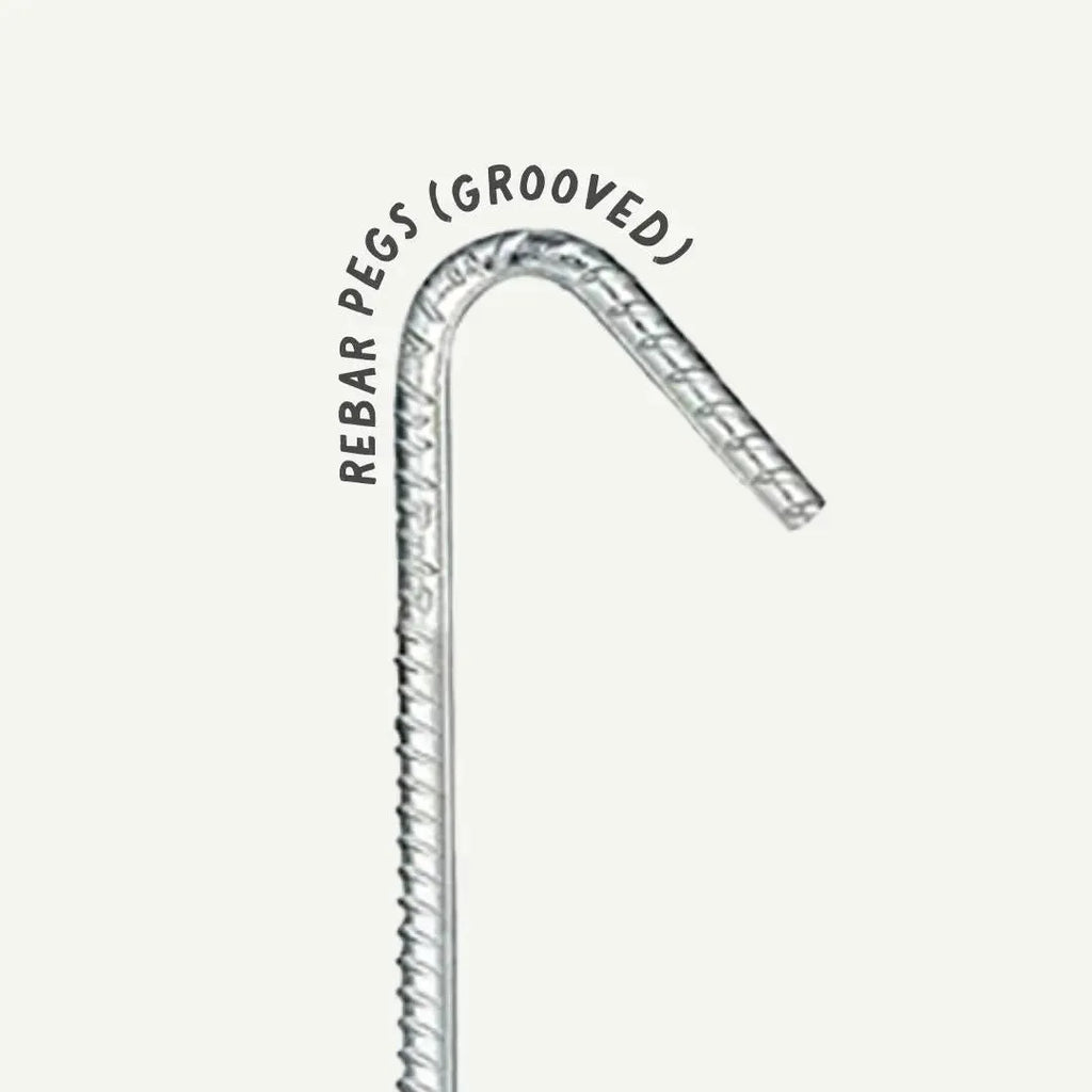 Boutique Camping Bell Tent Steel Peg Set