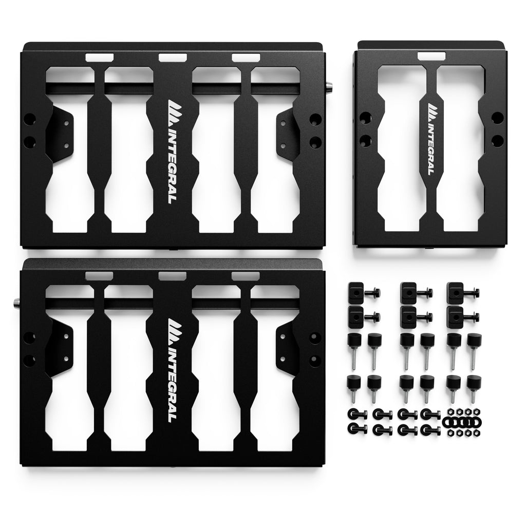 Integral Bulkhead Rail with Panel Kit - Super Duty (2017+) - Compatible with Milwaukee Tool Packout Organizers