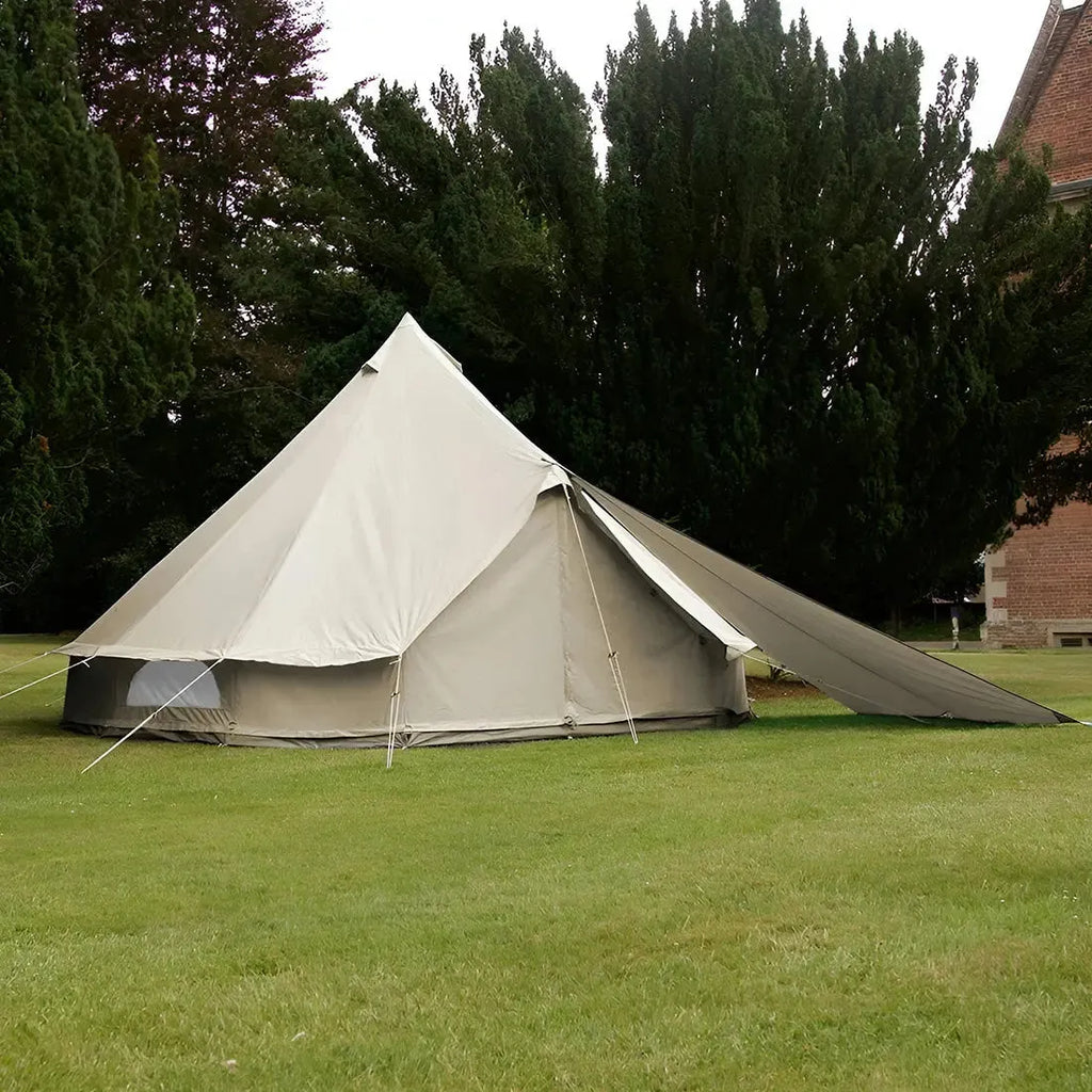 Boutique Camping Bell Tent Triangle Tarp Awning