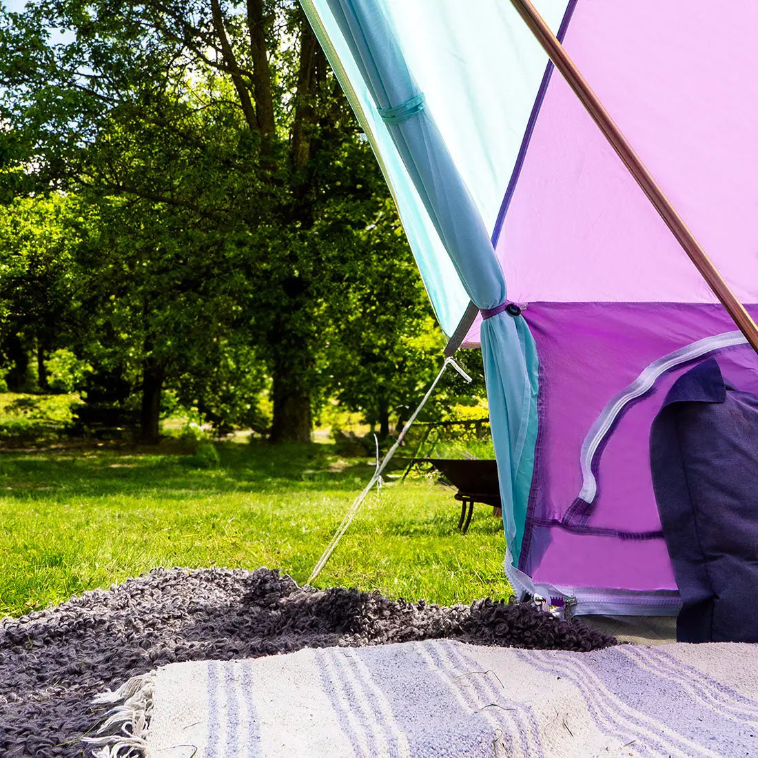 Multicolour Rainbow Classic Bell Tent