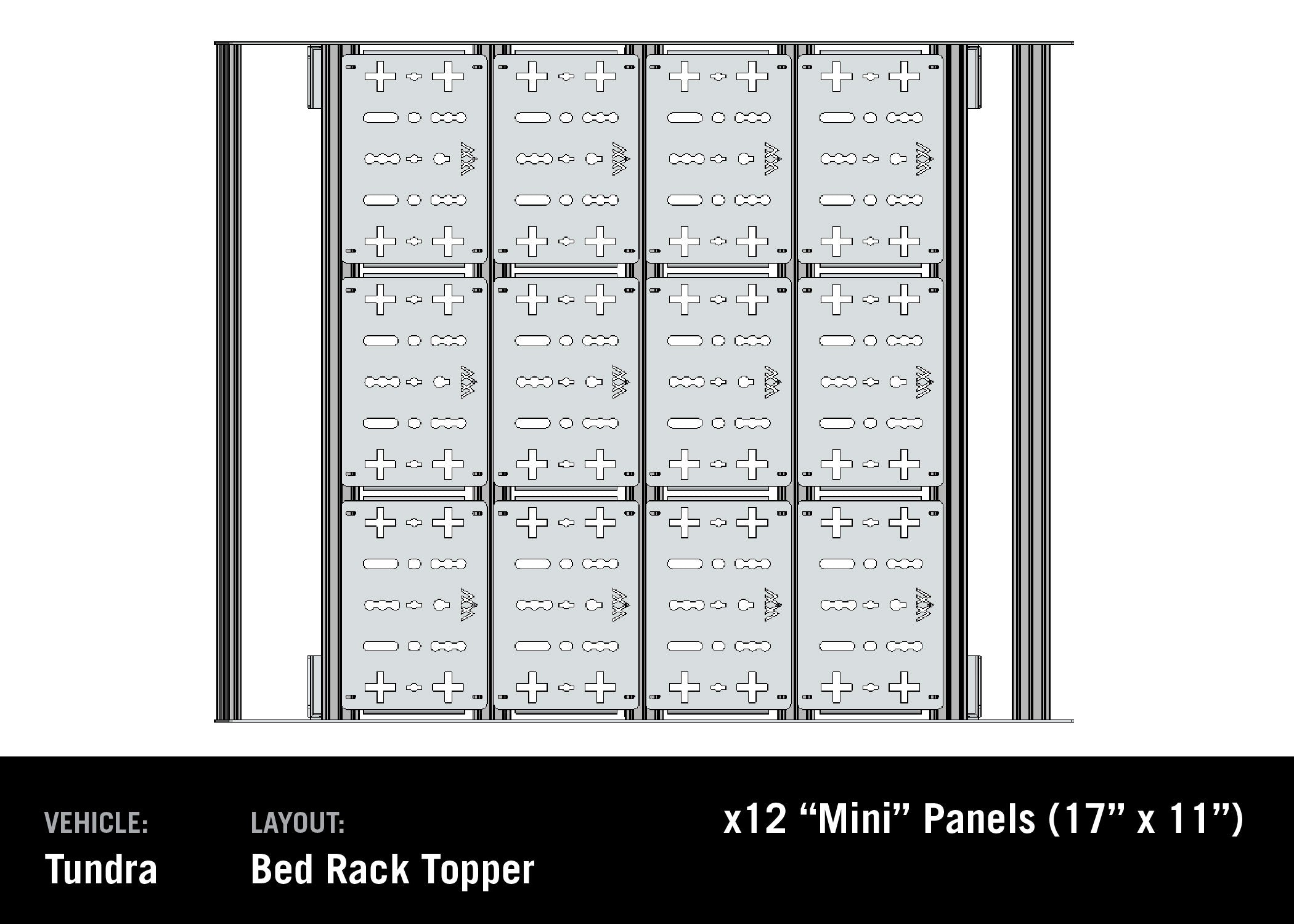 Toyota Tundra Bed Rack - DRIFTR Topper Add-on