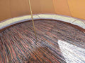 Recycled Cotton Chindi Carpet for 4.5m Bell Tent (Half Moon)