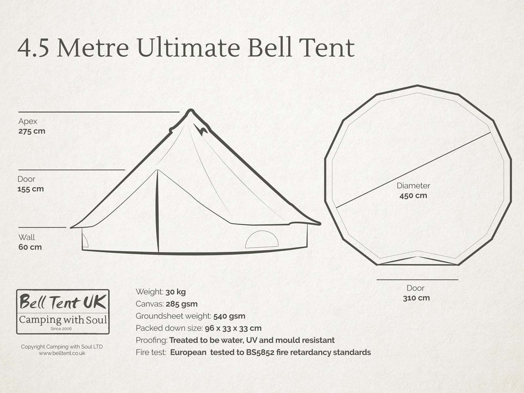 4.5 metre Ultimate Bell Tent
