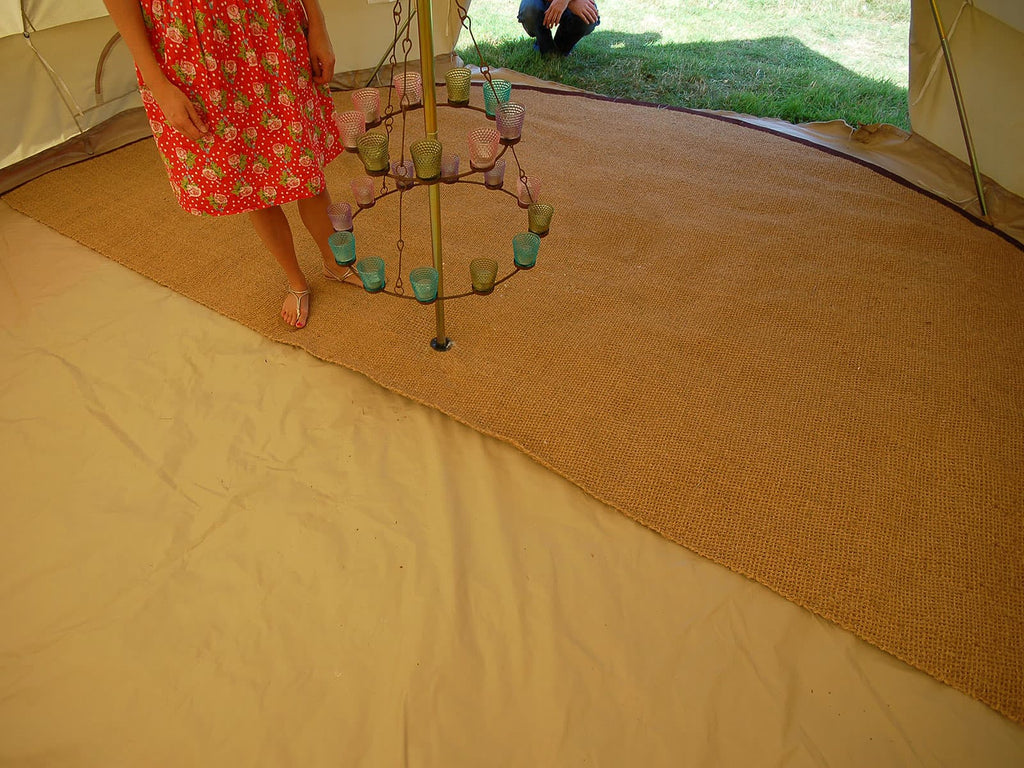 4 metre Bell Tent Coir Matting (Half Moon)