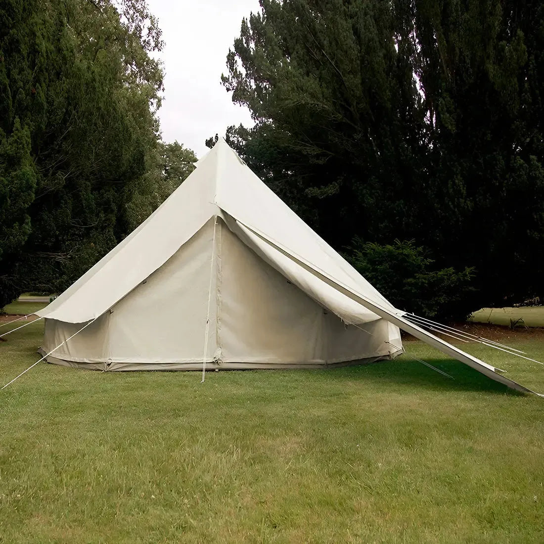 Boutique Camping Bell Tent Triangle Tarp Awning