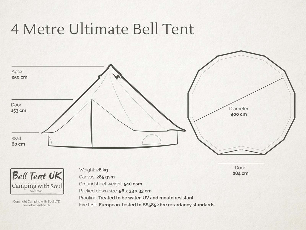 4 metre Ultimate Bell Tent