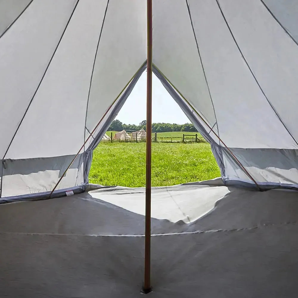 4m Classic Grey Bell Tent - Oxford 230gsm