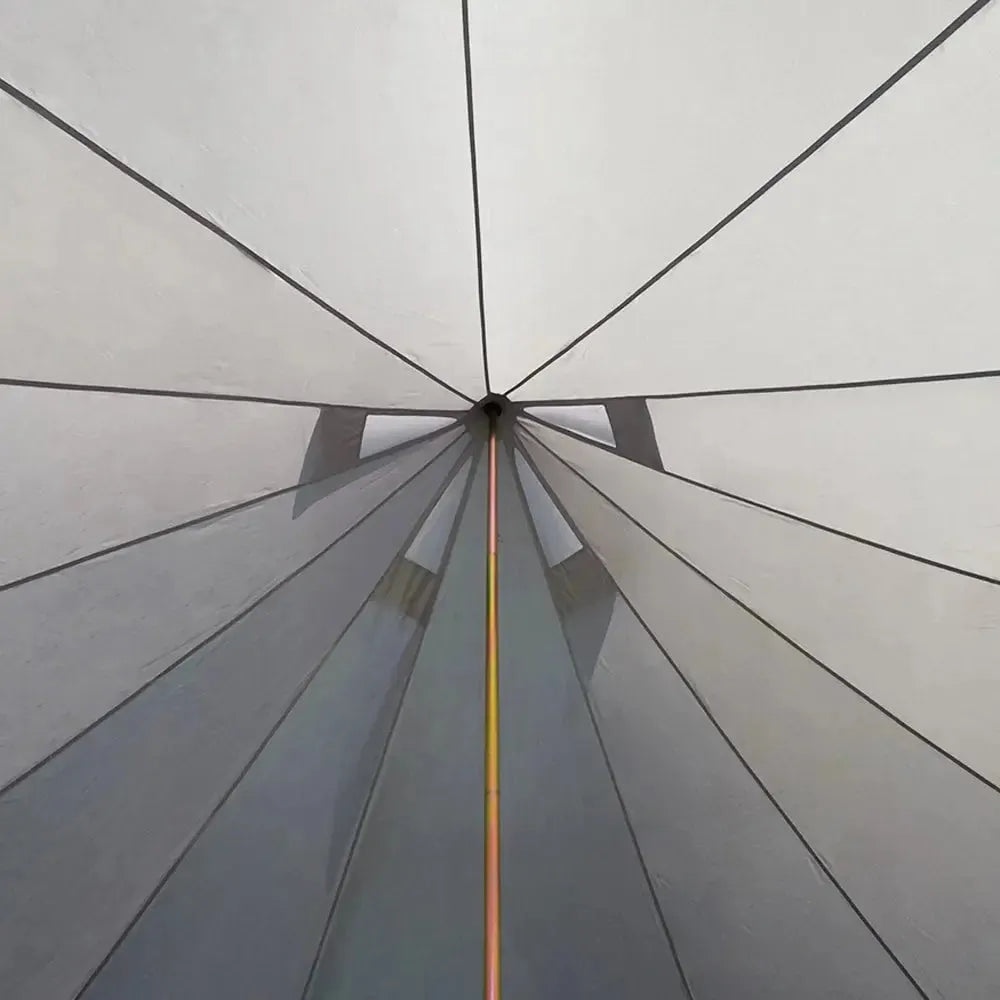 4m Classic Grey Bell Tent - Oxford 230gsm