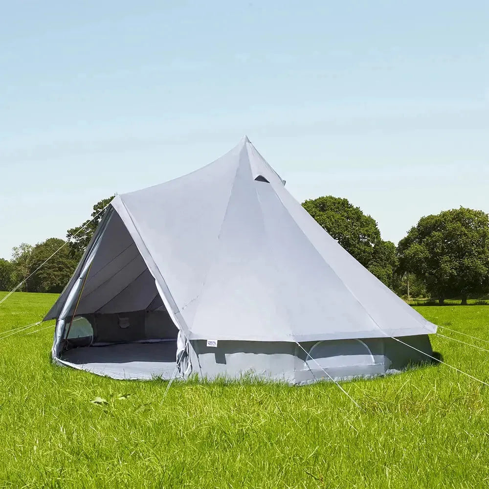 4m Classic Grey Bell Tent - Oxford 230gsm