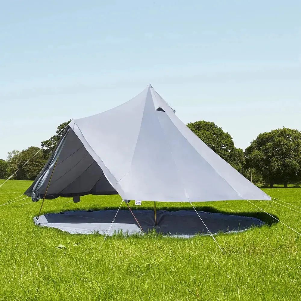 4m Classic Grey Bell Tent - Oxford 230gsm