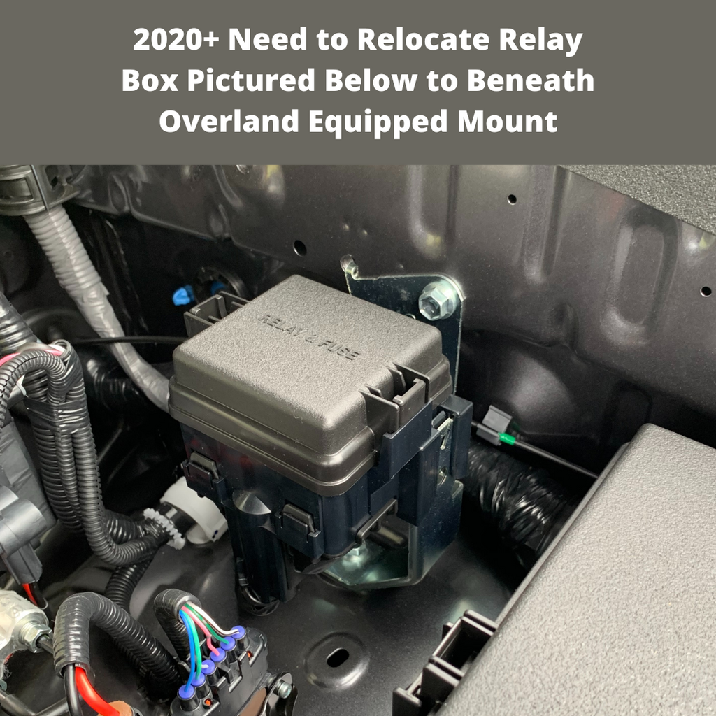 Auxiliary Fuse Block Bracket Mount for 5th Generation Toyota 4Runners (2010 - 2019, 2020-2024 with modification)