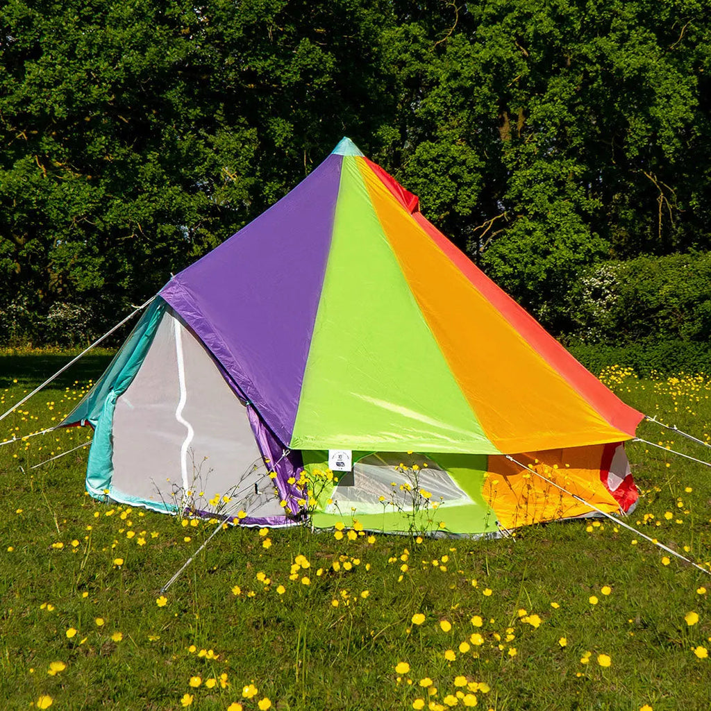 Multicolour Rainbow Classic Bell Tent