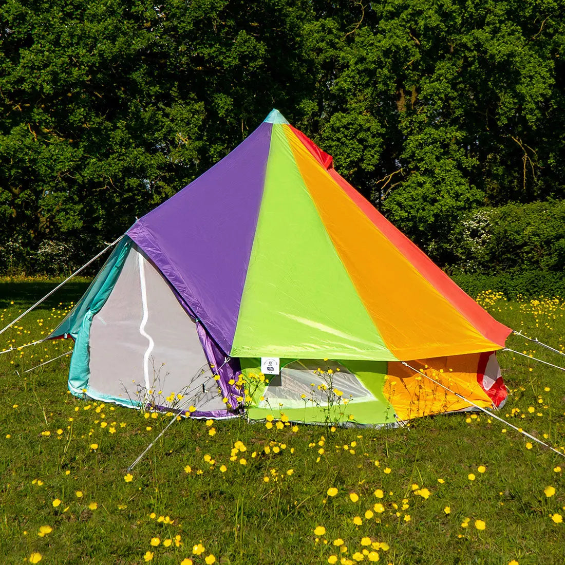 Multicolour Rainbow Classic Bell Tent