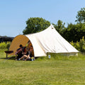 Boutique Camping Bell Tent Curved Canopy Awning