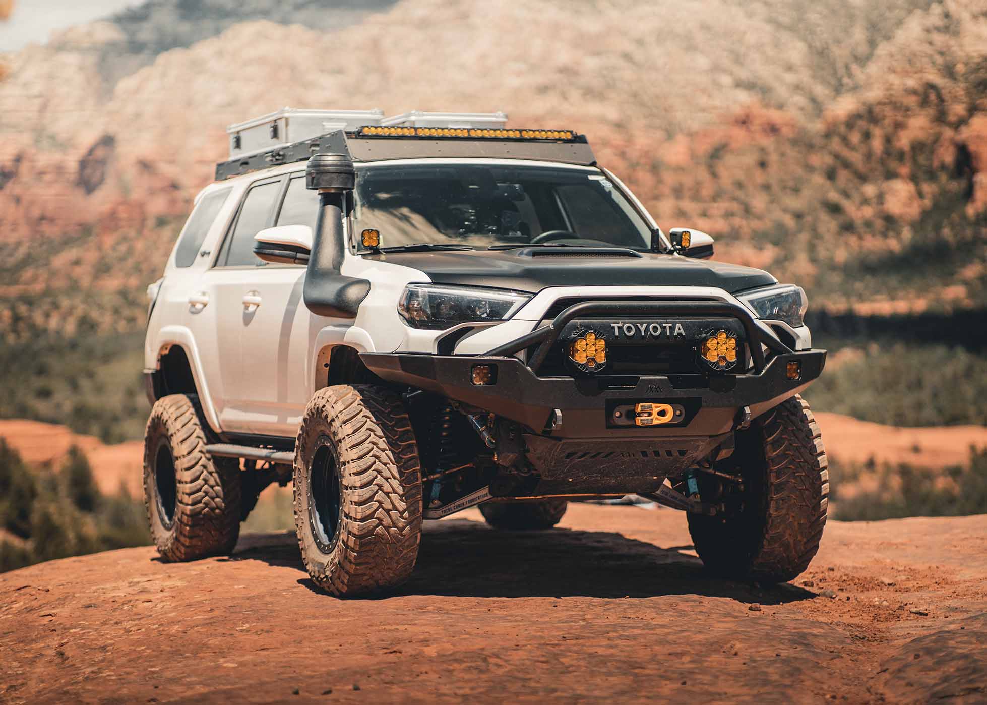 Hi-Lite Overland Toyota 4Runner Front Bumper 5th Gen (2010-2024) [PreRunner Bull Bar]