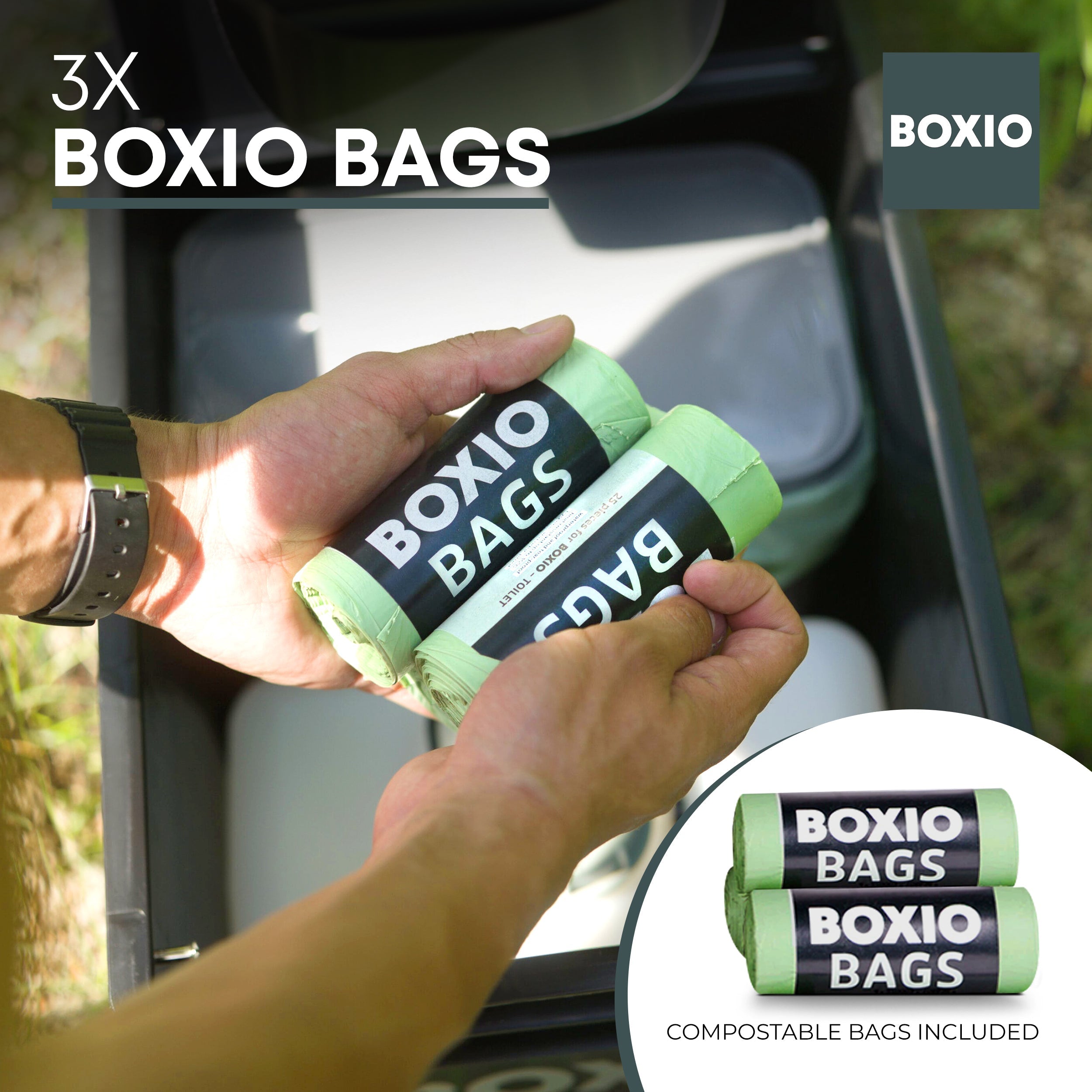 Composting Toilet Starter Kit | BOXIO - TOILET PLUS