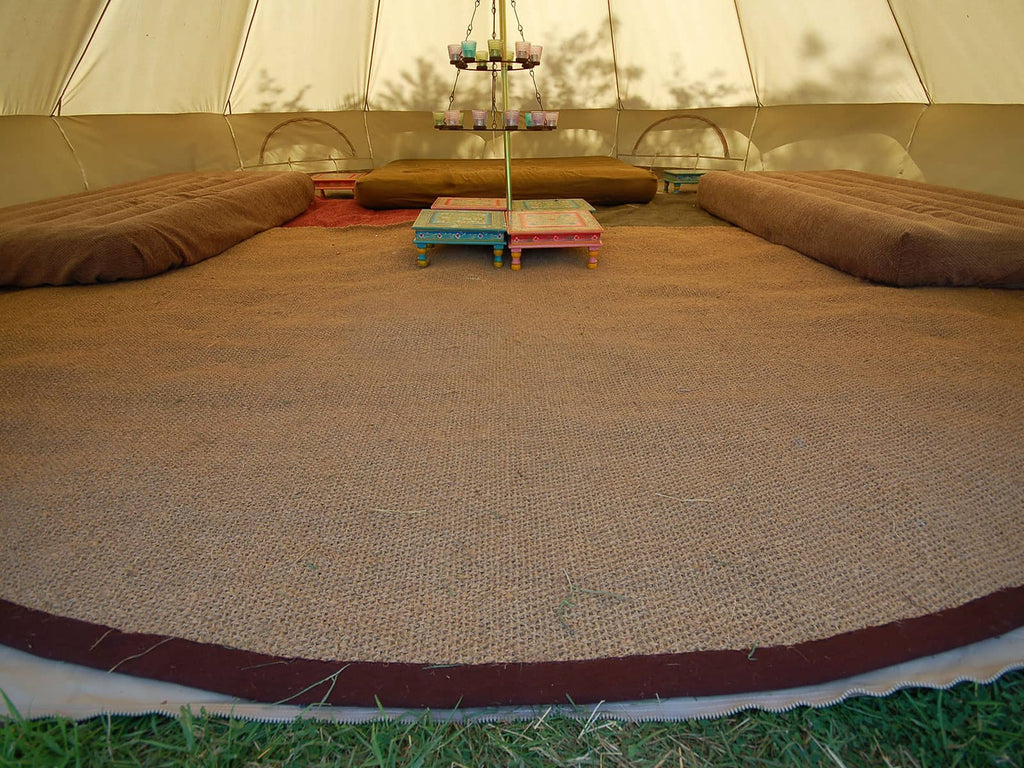 6 metre Bell Tent Coir Matting (Half Moon)