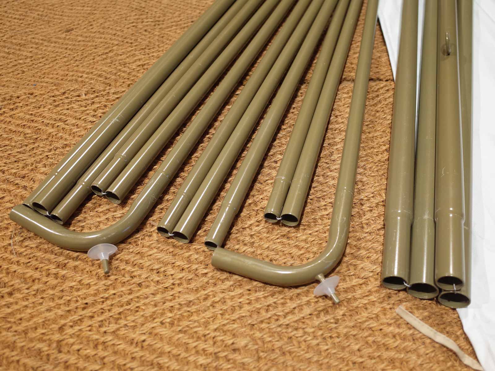 A-Frames and Centre Pole for 6m PRO MESH Twin Door Bell Tent