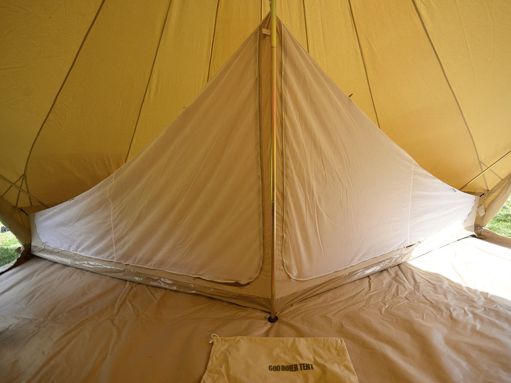 6 metre Pro Twin Door Bell Tent Inner Tent