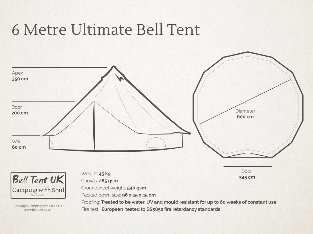 6 metre Ultimate Bell Tent