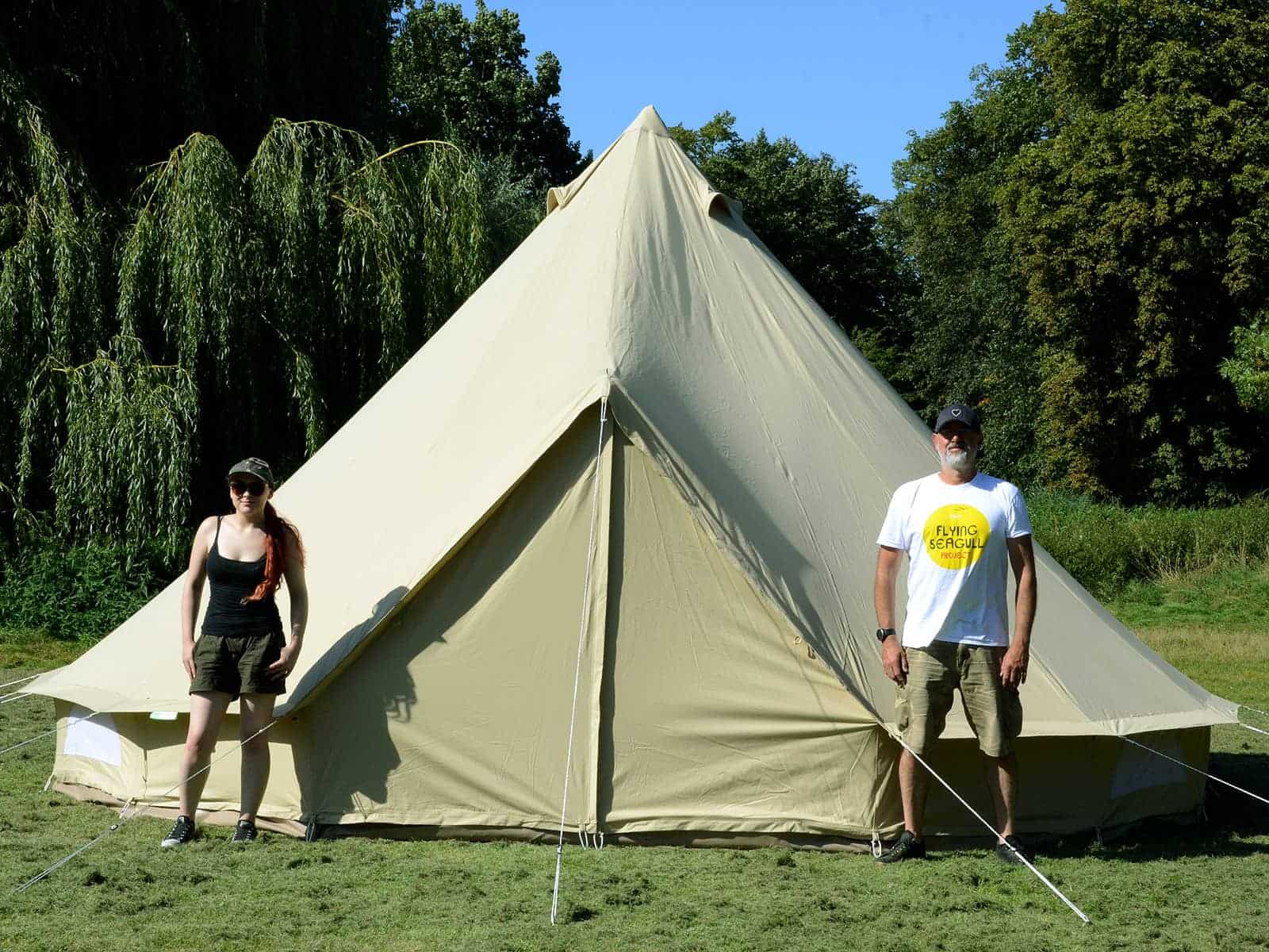 6 metre Ultimate PRO MESH Twin Door Bell Tent