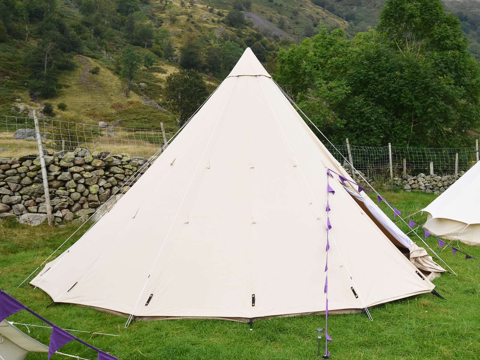6 metre Ultimate Single Pole Tipi Tent