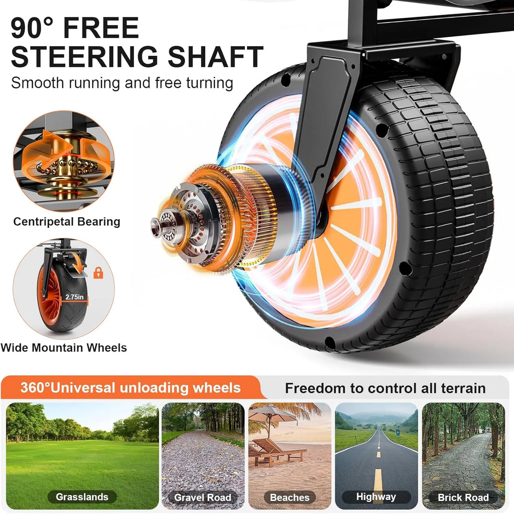 Boutique Camping Electric Camping Trolley Wagon