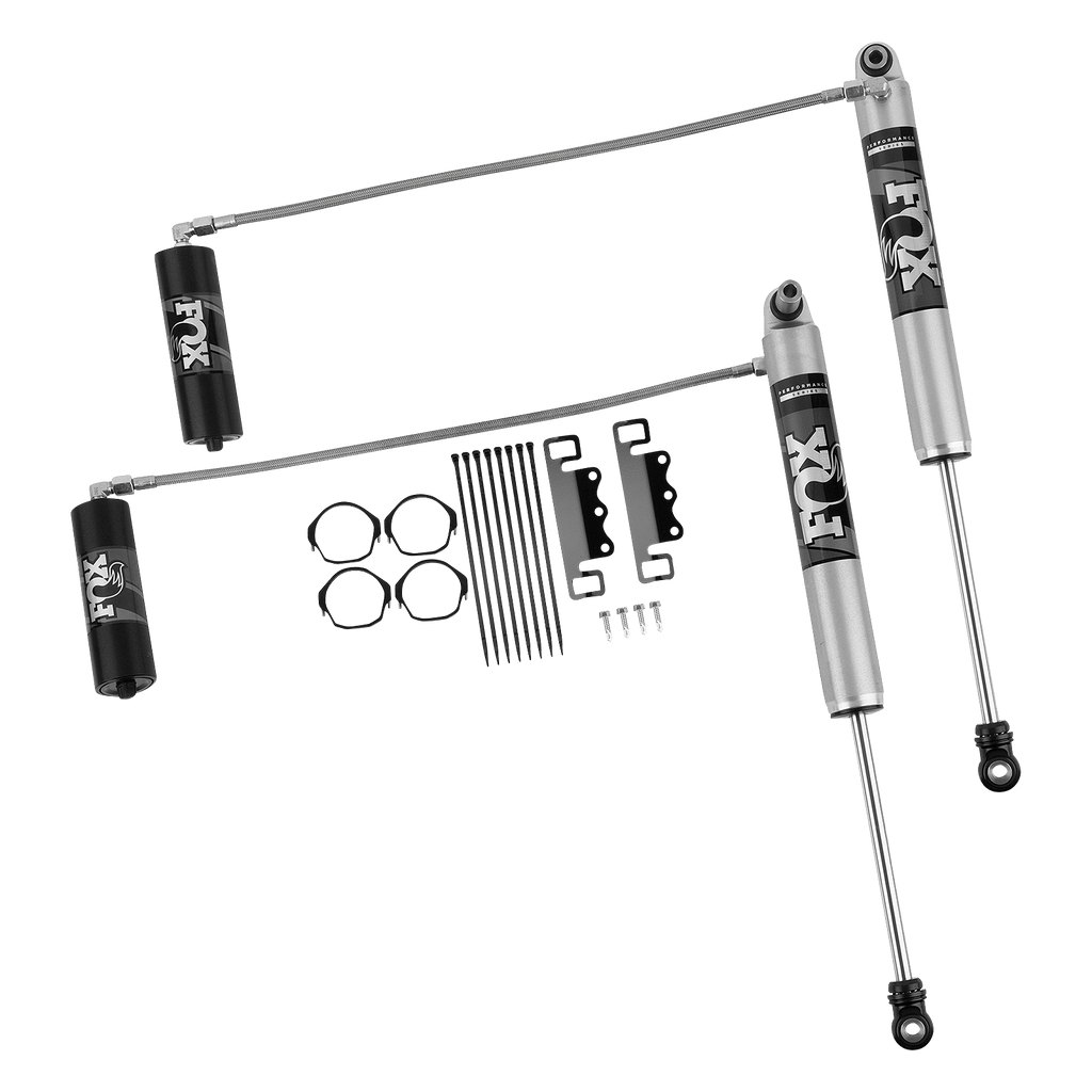 FOX 2.0 Remote Reservoir Front Shock | Performance Series | 3.5-4 Inch Lift | Wrangler JL (18-24)