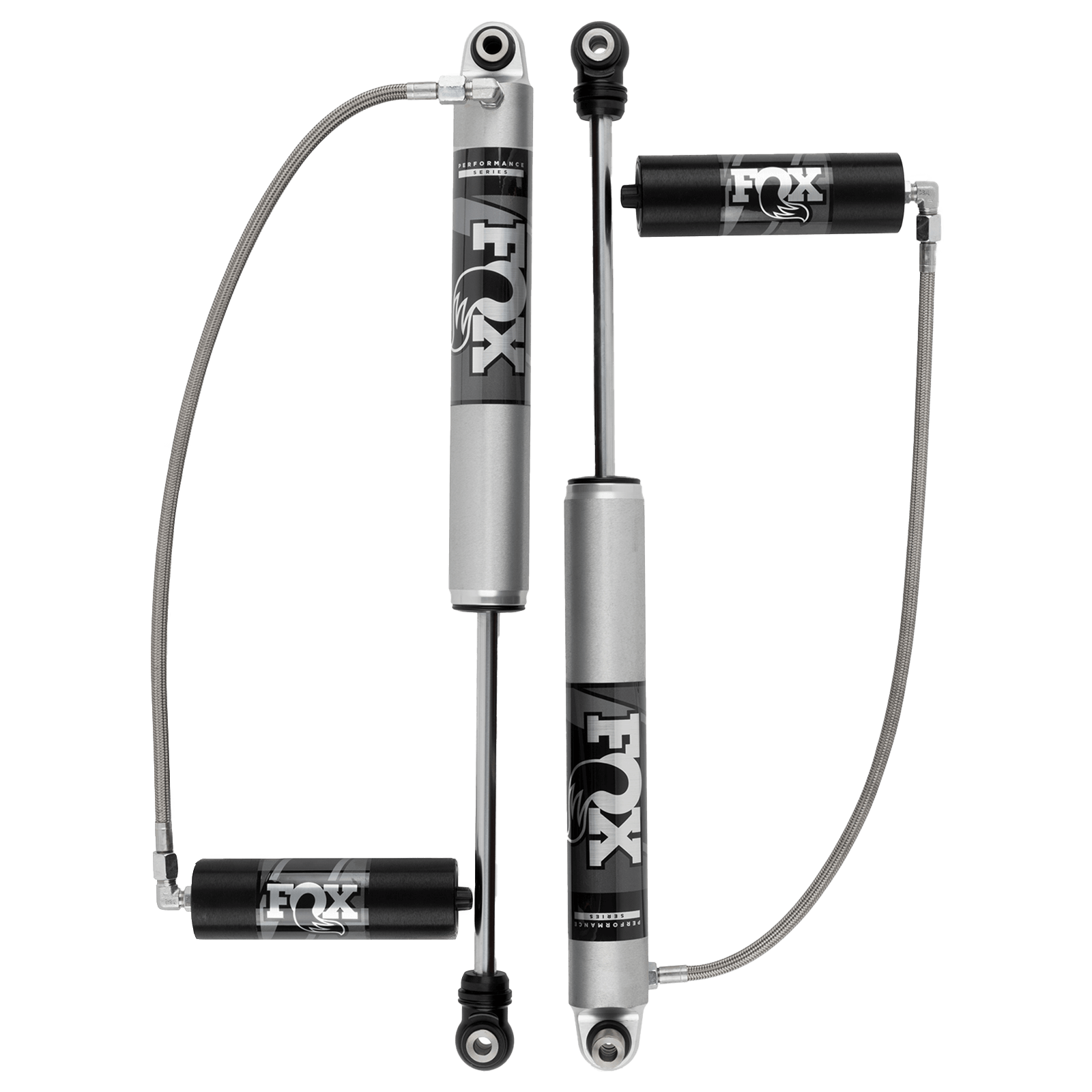 FOX 2.0 Remote Reservoir Front Shock | Performance Series | 4.5-6 Inch Lift | Wrangler JL (18-25)
