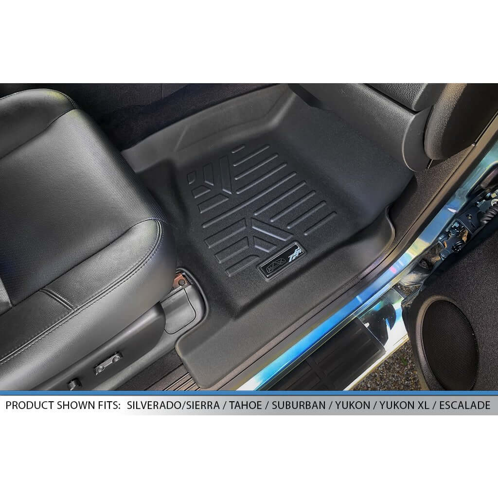 SMARTLINER Custom Fit Floor Liners For 2007-2013 Silverado/Sierra - 2007-14 Tahoe-Suburban-Yukon-Yukon XL-Escalade