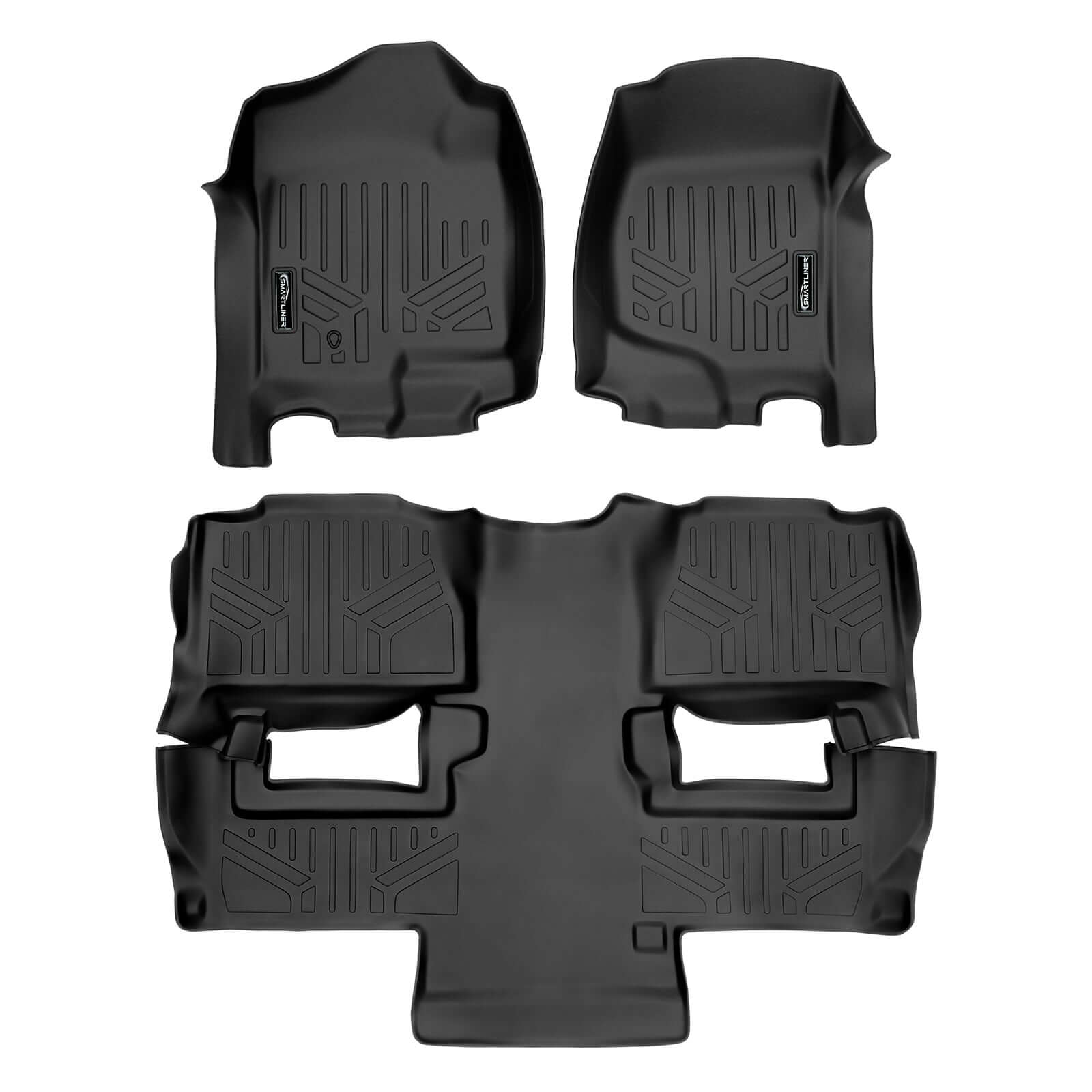 SMARTLINER Custom Fit Floor Liners For 2011-2014 Tahoe / Yukon