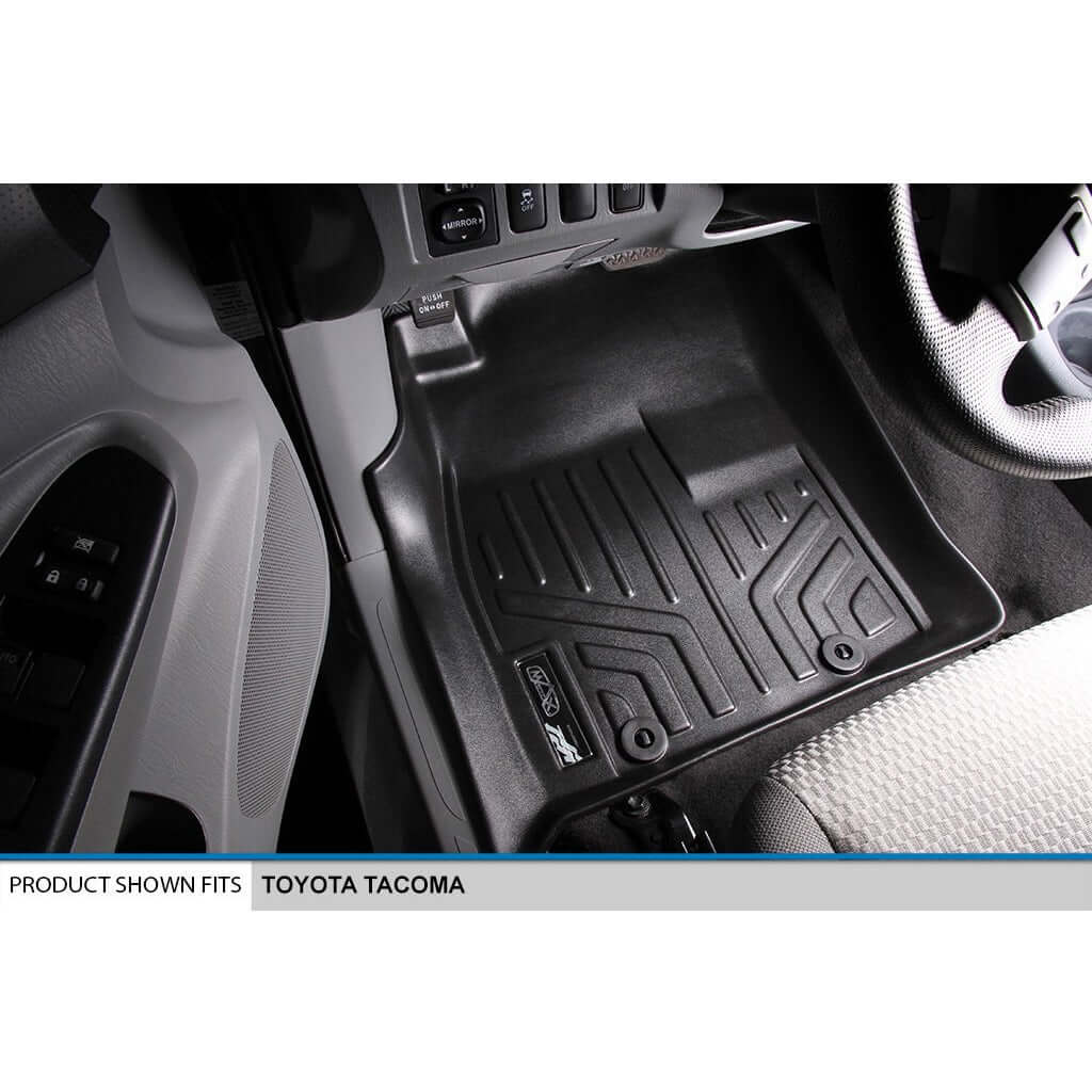 SMARTLINER Custom Fit Floor Liners For 2012-2015 Toyota Tacoma (Regular Cab)