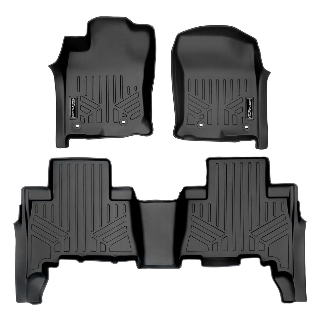 SMARTLINER Custom Fit Floor Liners For 2013-2024 Toyota 4Runner (5 Passenger with Sliding Rear Tray)