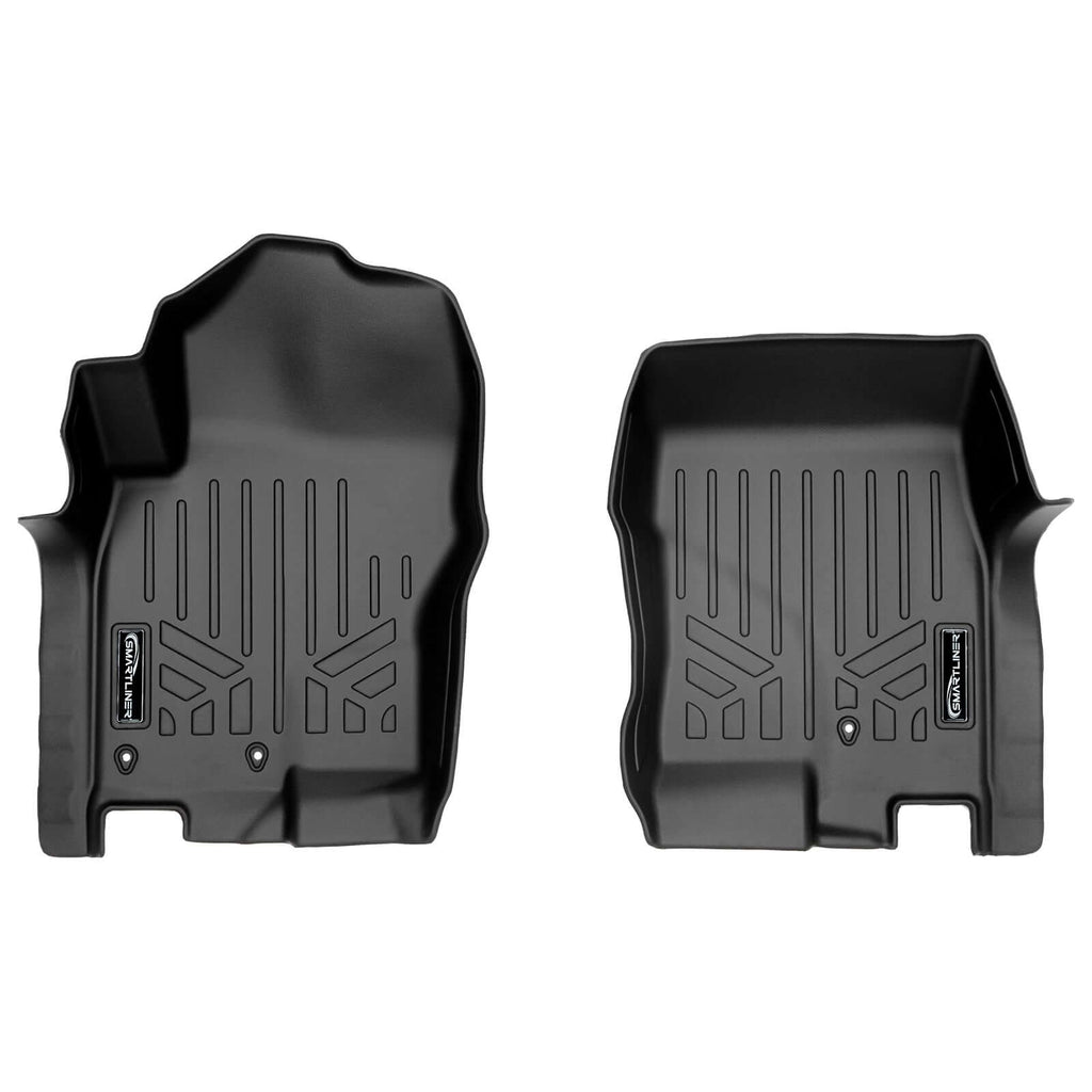 SmartCoverage™ Custom Fit Floor Liners For 2008-2021 Nissan Frontier with Dual Drivers Side Floor Posts