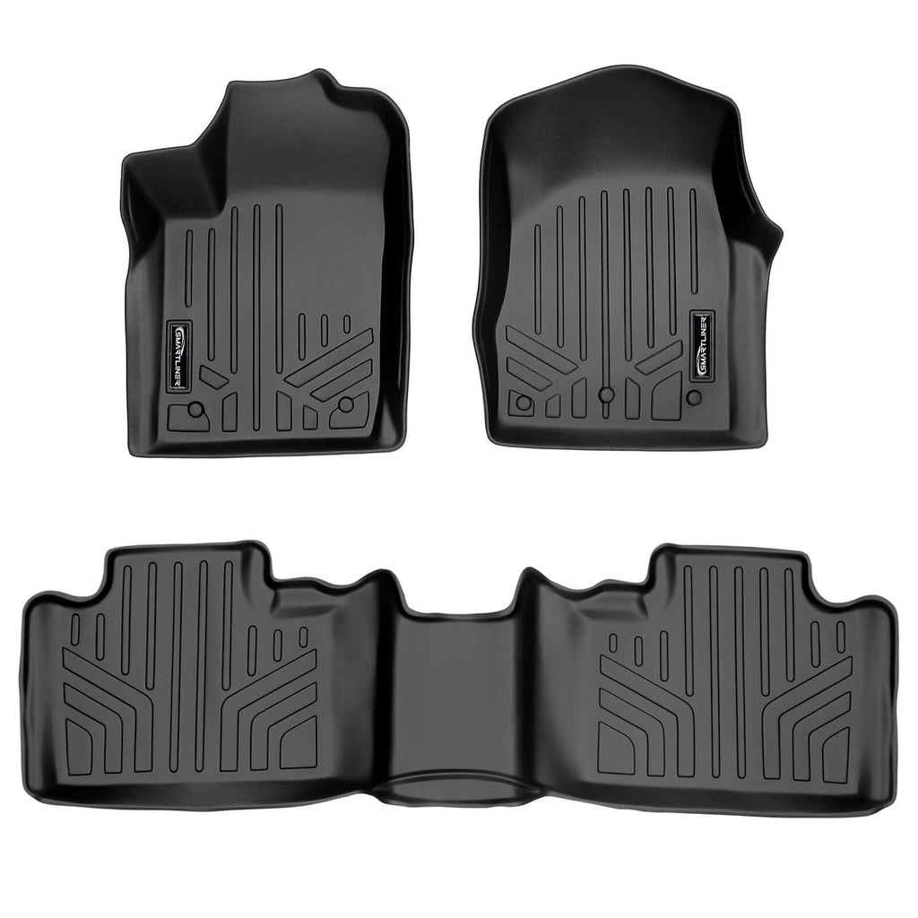 Smart Trim™ Custom Fit Floor Liners For 2013-2016 Jeep Grand Cherokee (without 2nd Row Center Console)