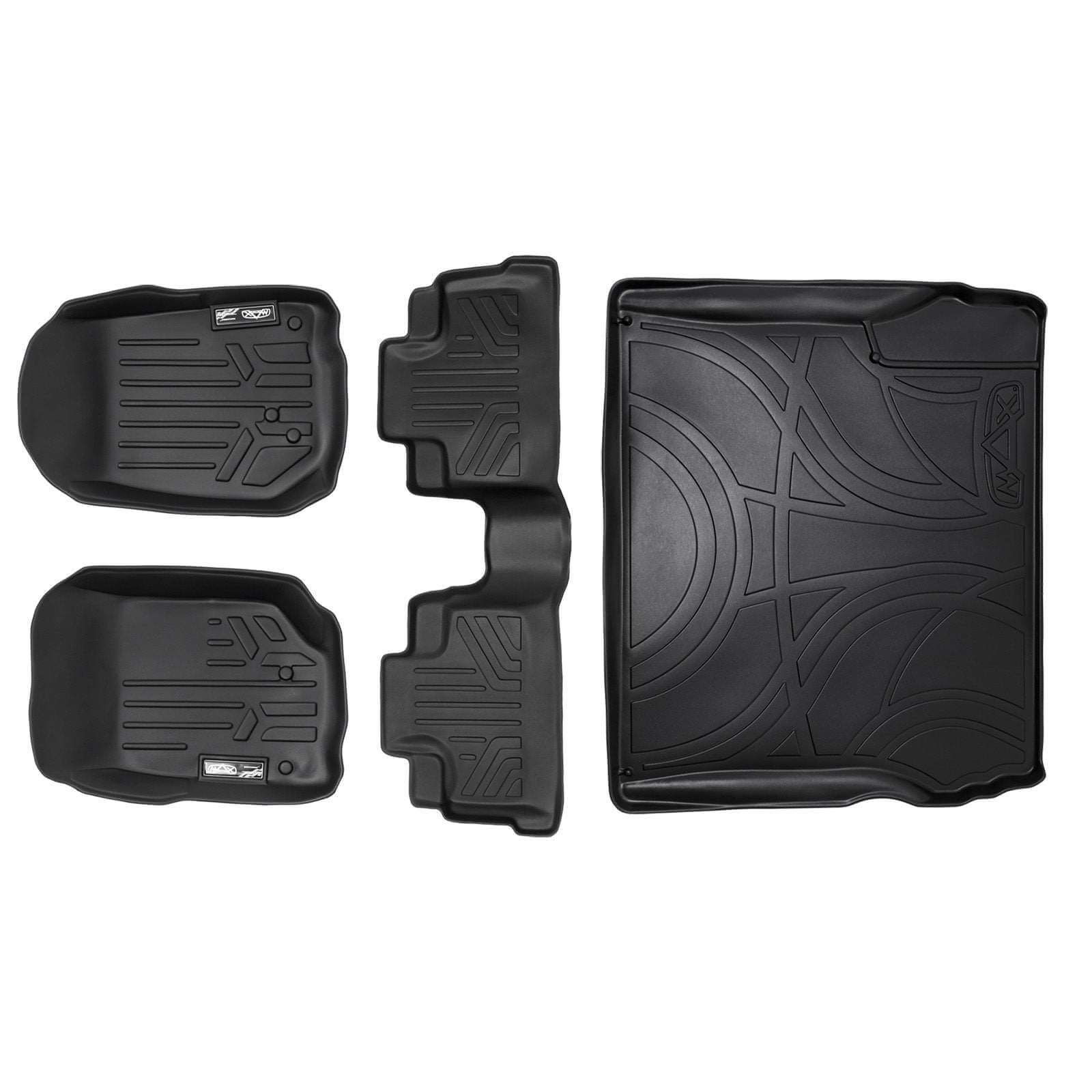 Smart Trim™ Custom Fit Floor Liners For 2007-2010 Jeep Wrangler Unlimited (4-Door)