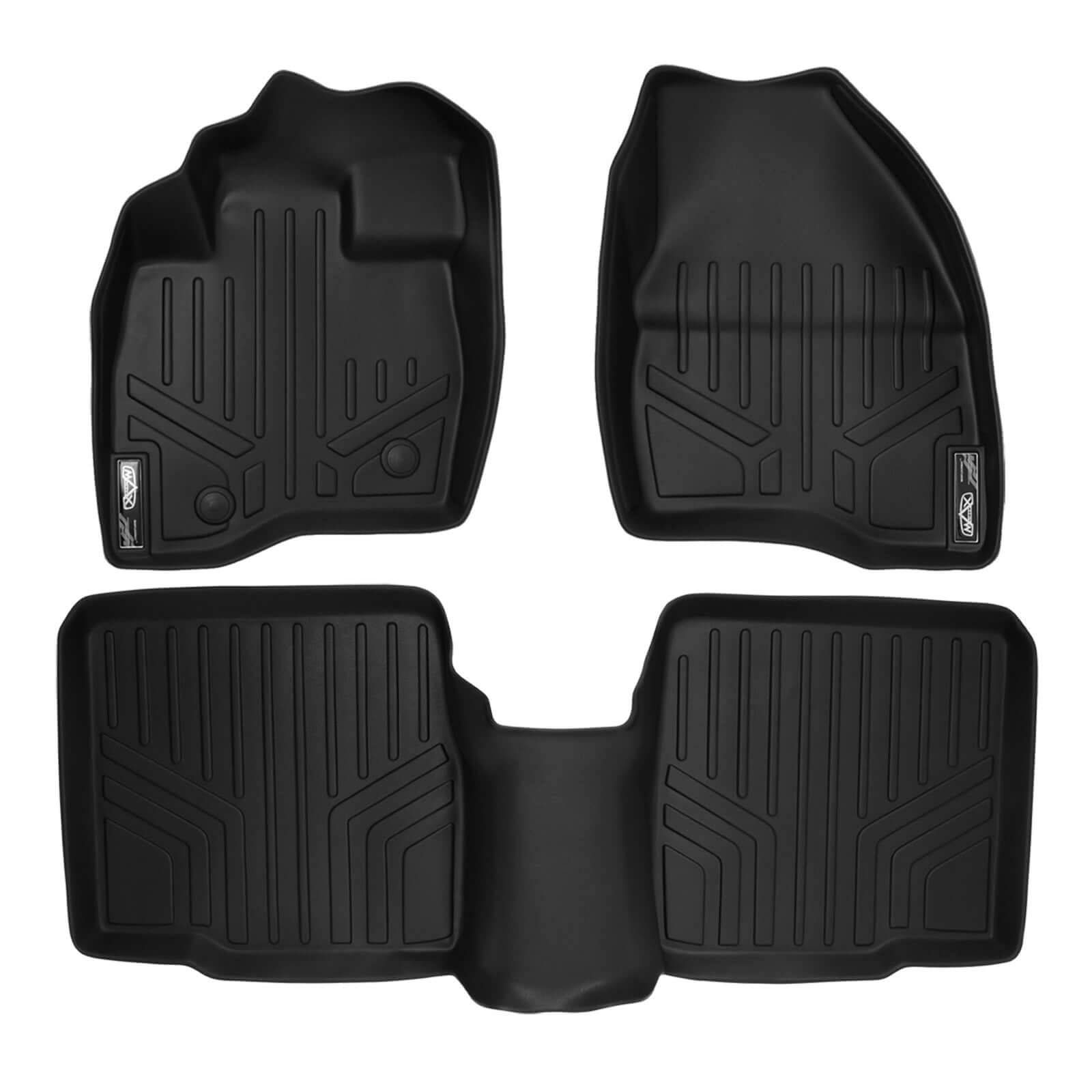 SMARTLINER Custom Fit Floor Liners For 2015-2016 Explorer (without 2nd Row Center Console)