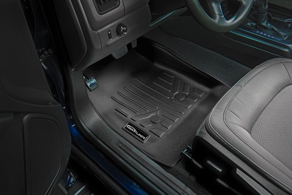 SMARTLINER Custom Fit Floor Liners For 2015-2022 Chevy Colorado Extended Cab / GMC Canyon Extended Cab
