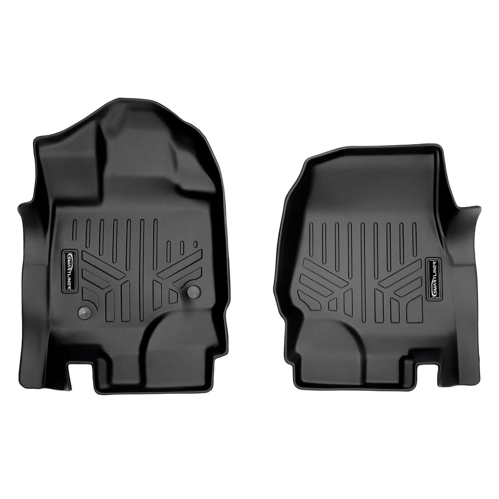 SMARTLINER Custom Fit Floor Liners For 2021-2025 Ford F-150 Hybrid SuperCrew Cab with 1st Row Bucket Seats